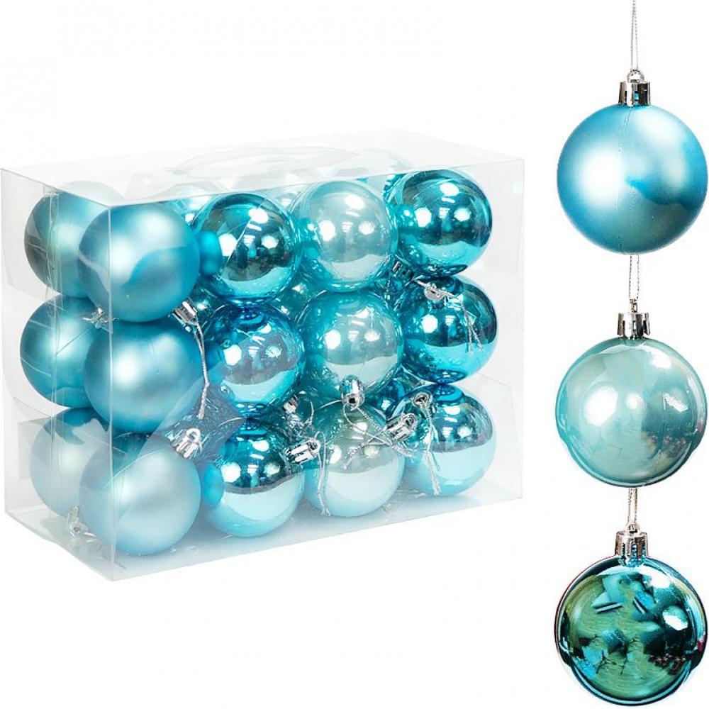 Набір кульок 24шт D6см "Блакитний" ZWH1185