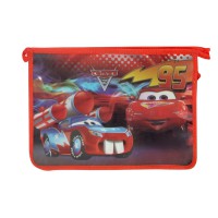 Тека на блискавці, А4, пластикові фасади, 360 мкм, нейлонові боки, 23x33 см