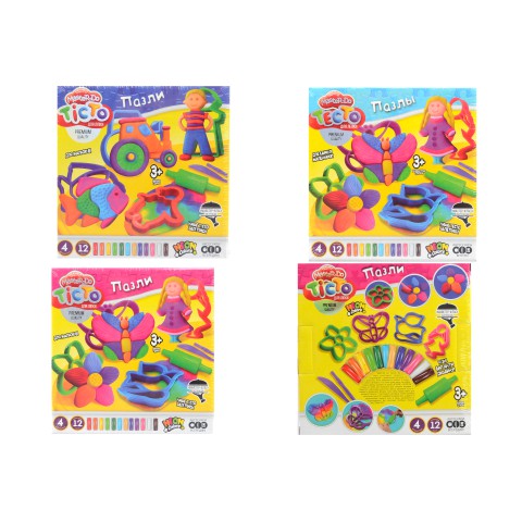 Набір творчості Тісто для ліпки Master Do Пазли, укр/рос, Danko Toys