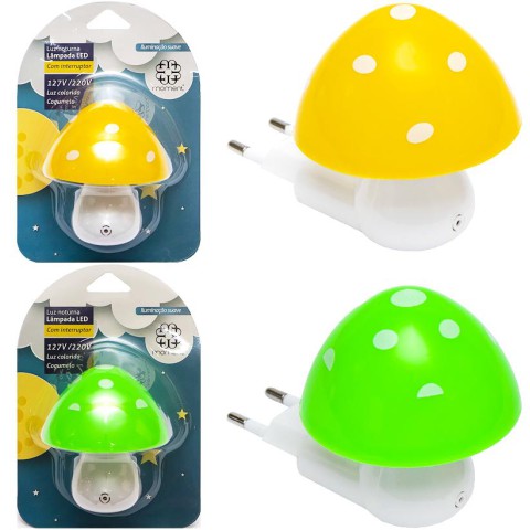 Нічник з датчиком освітлення Грибок 8×7 см