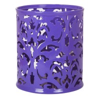 Підставка для ручок Barocco, металева, фіолетовий