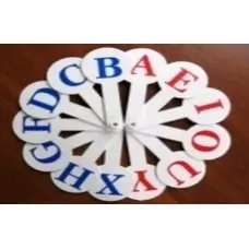 Веер Английские буквы, 2 шт. в упаковке