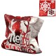 Наволочка новорічна з паєтками New Year 40×40 см 6220-8N