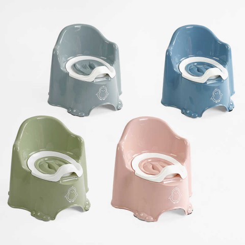 Горщик дитячий, знімний лоток, кришка, антиковзкі накладки на ніжках, 11111 (В асортименті)