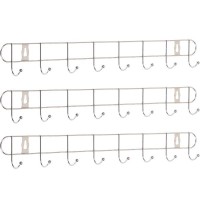 Вішалка настінна на 8 гачків, 54×5×4 см