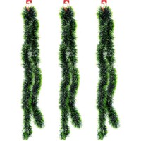 Дощик новорічний зелений 2 м діаметр 11 см набір 10 шт 6279-8