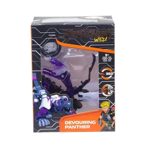 Машинка-трансформер SCREECHERS WILD! S4 L1 - ДЕВОУРІНГ ПЕНСЕР, EU685103