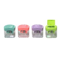 Стругачка Rencai, пластикова, із контейнером, на 2 олівці, 24 шт., 13572(RC-853)