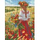 Набір з алмазною мозаїкою на підрамнику У рідних полях Ideyka AMO8057, 30x40 см