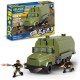 Конструктор IBLOCK Армія КрАЗ Міст, PL-921-463, 432 деталі, 2 фігурки, 38x6.4x28 см