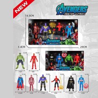 Набір героїв 4 фігурки висота 12 см рухливі кінцівки аксесуари (в асортименті) 8154