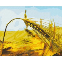 Набір для розпису по номерах Житній колос, 40x50 см, BS6633