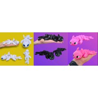 3D Іграшка Дракон Фурія, 22 см, рухлива