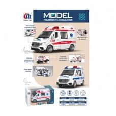 Машина батар. світло,звук,у кор.14,5*6,9*7,8см /96-2/