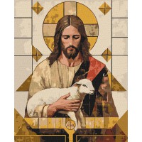 Набір для розпису по номерах Геометрія благодаті, Ideyka, 40x50 см, КНО8530