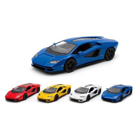 Металева інерційна легкова модель Lamborghini Countach LPI 800-4 5", відкриваються двері (В асортименті)