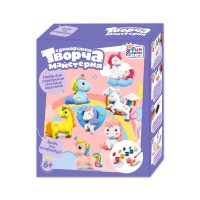 Творча майстерня 4FUN Game Club Єдиноріжки фарби форми гіпс 28130