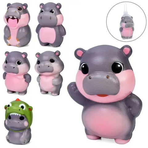Бегемотик сквіш антистрес з ароматом 10 см