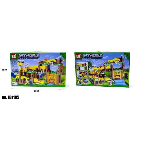 Конструктор Майнкрафт, LB1195, 425 деталей, 39x26 см