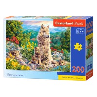 Пазли Castorland Нове покоління, 200 елементів, 40x29 см, B-222087