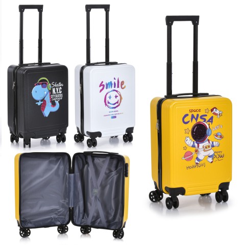 Валіза, 50x32x21 см, колеса 5.5 см, кодовий замок, пластик