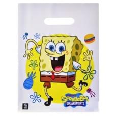 Пакет поліетиленовий (M) QB005-105 "Губка Боб" р.30x25,5 см qbee 10 шт. в уп. //