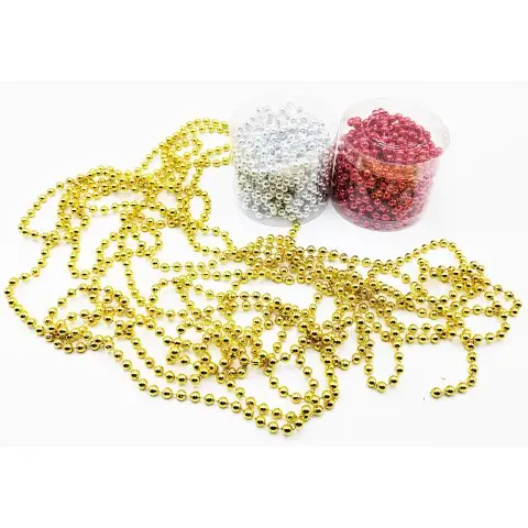 Намисто на ялинку 6 мм, 6 м (В асортименті)