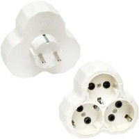 Трійник електричний Ромашка 10×9 см