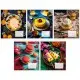 Зошити учнівські 48 аркушів лінія 1В Bright goodies, 10 шт. в упаковці