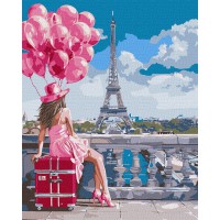 Набір для розпису по номерах Улюблене місто, Ideyka, 40x50 см, КНО8476