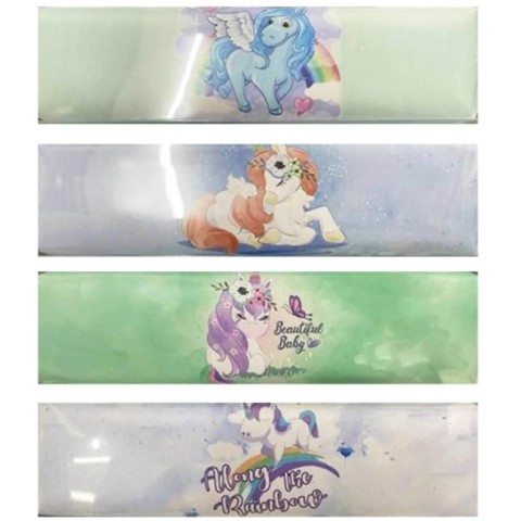 Пенал Unicorn, 20x6.2x4.5 см, PVC, 1PM-PM801 (В асортименті)