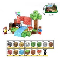 Конструктор магнітний Minecraft, LZCK060, 56 деталей, 18x14x5 см