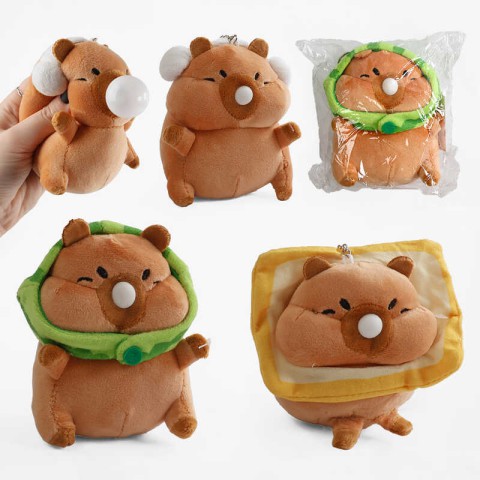 М'який брелок-антистрес Капібара, M18619