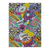 Папка для зошитів Wow, картонна, на гумках, В5+, 175x240x25 мм, KIDS Line