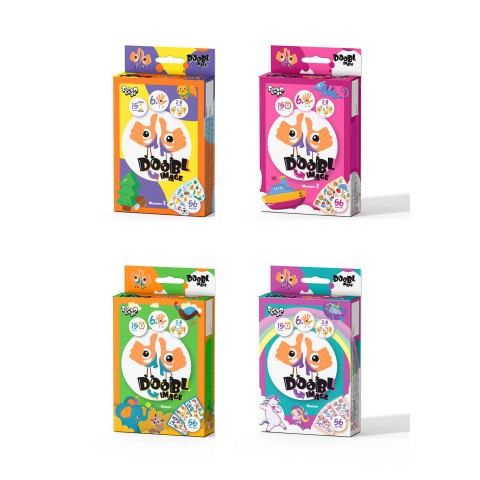 Настільна розважальна гра Doobl Image, міні (українською), Danko Toys