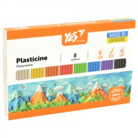Пластилін Yes Orange Line, 8 кольорів, 160 г