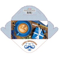 Конверт для грошей простий КВ24-166 (українською), 10 шт. в упаковці