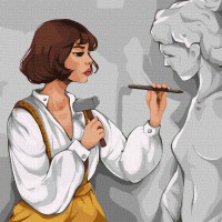 Набір для розпису по номерах Творча натура, 40x40 см