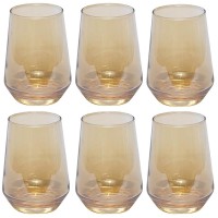 Склянка тонована скляна 390 мл, 6 шт в упаковці