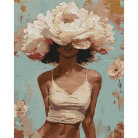 Набір для розпису по номерах Квітуча красуня, 40x50 см, КНО8436