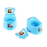 Горщик дитячий зі спинкою, голубий, Бамсик, ПХ4518