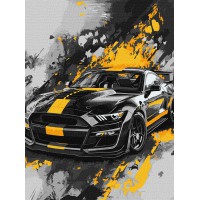 Набір для розпису по номерах Спортивний стиль, Ideyka, 30x40 см, КНО5155