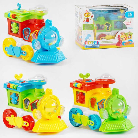 Музичний паровоз-сортер TK Group, 93866, озвучений українською мовою