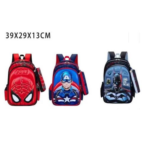 Рюкзак Герой Marvel, твердий корпус, 2 відділення, C72860 (В асортименті)