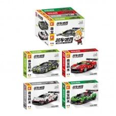 Конструктор “Перегоновий автомобіль” /12/48/4шт в кор. 269 дет. 30*22*6 см