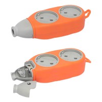 Колодка-подовжувач двостороння на 4 розетки HZ-A4