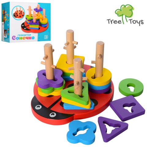 Геометрика дерев'яна 16 фігурок