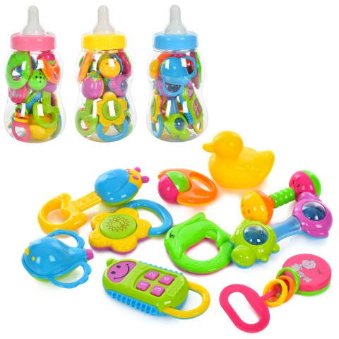 Брязкальце в колбі 3838A-34, 10 шт., від 8 см (В асортименті)