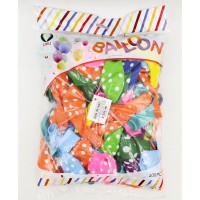 Набір латексних повітряних кульок Горох, 100 шт., 30 см, 302-2