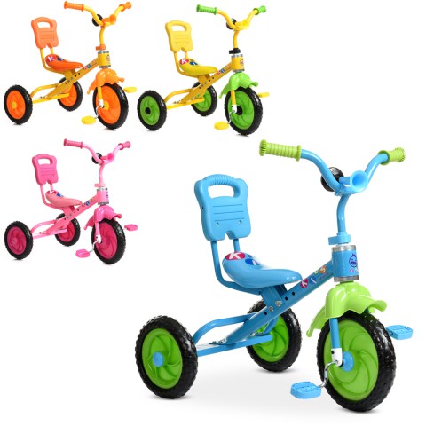 Велосипед триколісний з клаксоном M1190 51×52×40 см (В асортименті)